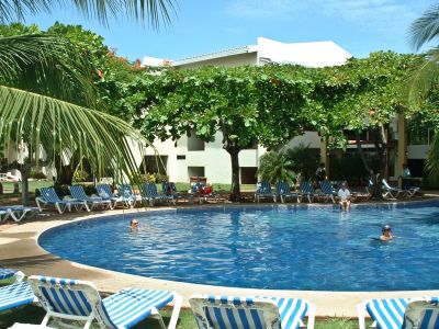 The not so fancy pool at the fancy resort.